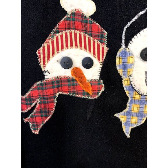 Vintage Beverly's Snowman Artwear Maxi Dress Size Medium - Picture 5 of 8